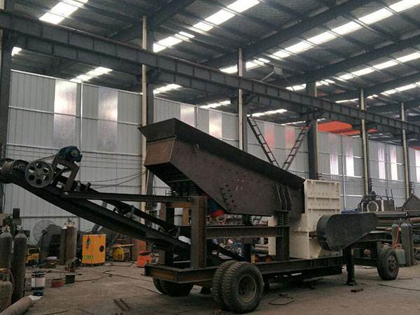 反擊破移動式破碎站機械設備